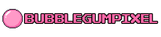 Bubblegum Pixel Logo